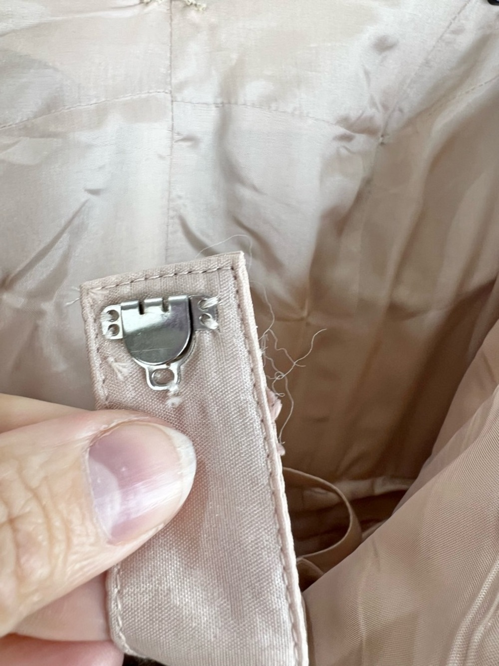 Sherri Hill beige brown sequin strapless sweetheart mini cocktail party dress 2 - Picture 9 of 17